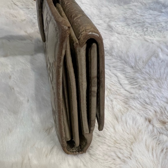 🤎Gucci Long Wallet Embossed Guccissima Monogram Gold Heart GG Logo - Picture 5 of 17